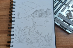 Jasmina Groznik, Skica doma