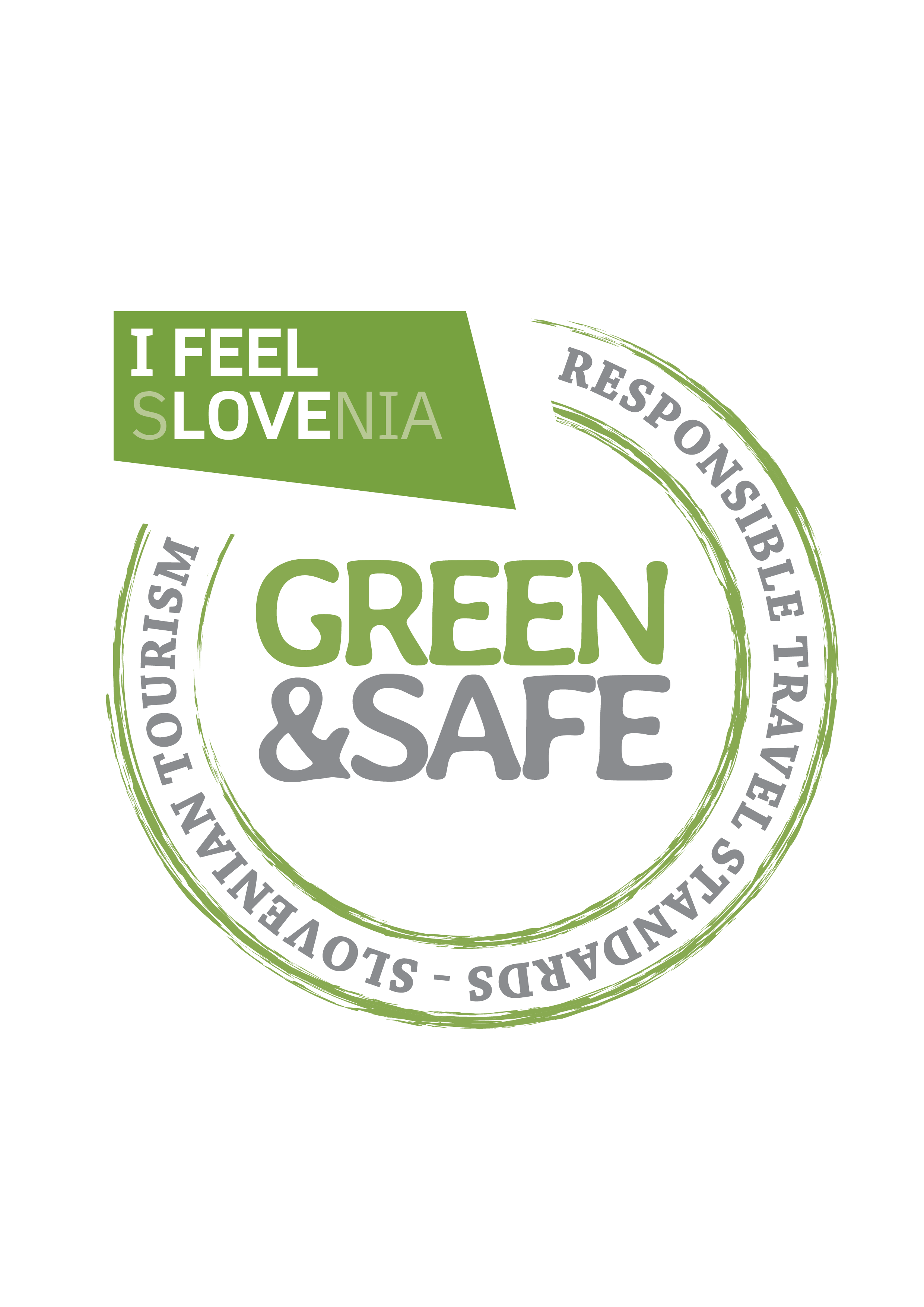 Logotip I feel Slovenia - Green and safe
